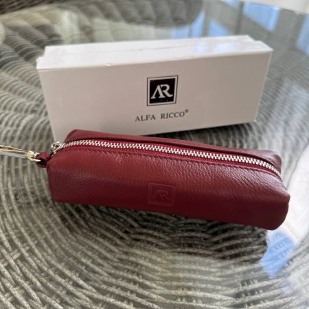 Ключница женская из натуральной кожи Alfa Ricco 28493 бордовая