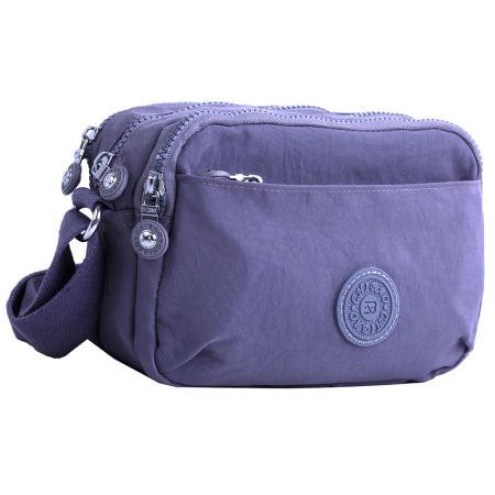 Женская сумка кросс-боди текстильная LVL 25508 серая