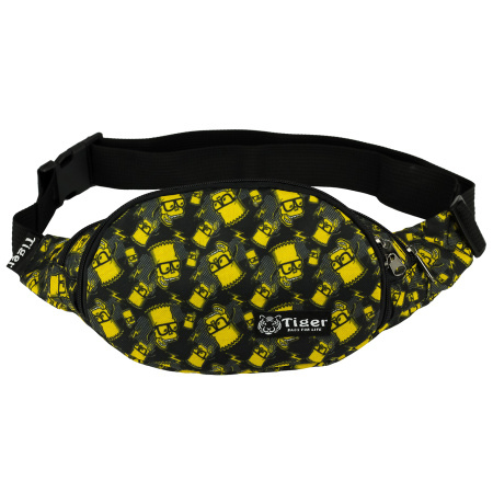 Сумка бананка мужская текстильная Tiger B-TG12813 разноцветная