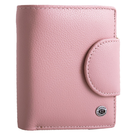 Маленький кожаный кошелек ST-19833 нежно-розовый