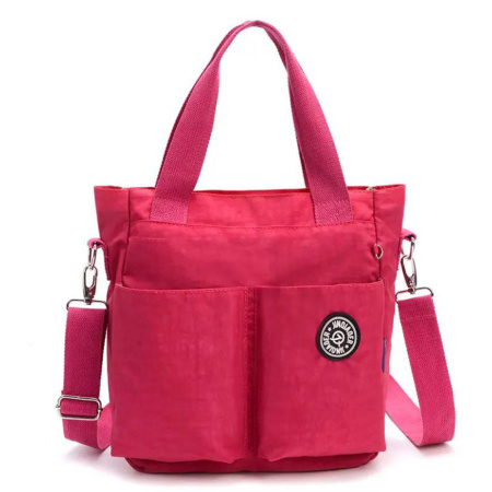 Сумка шоппер женская текстильная HK24542 розовая